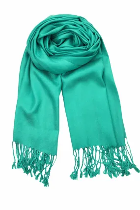 Achillea Light Sea Green Pashmina Scarf