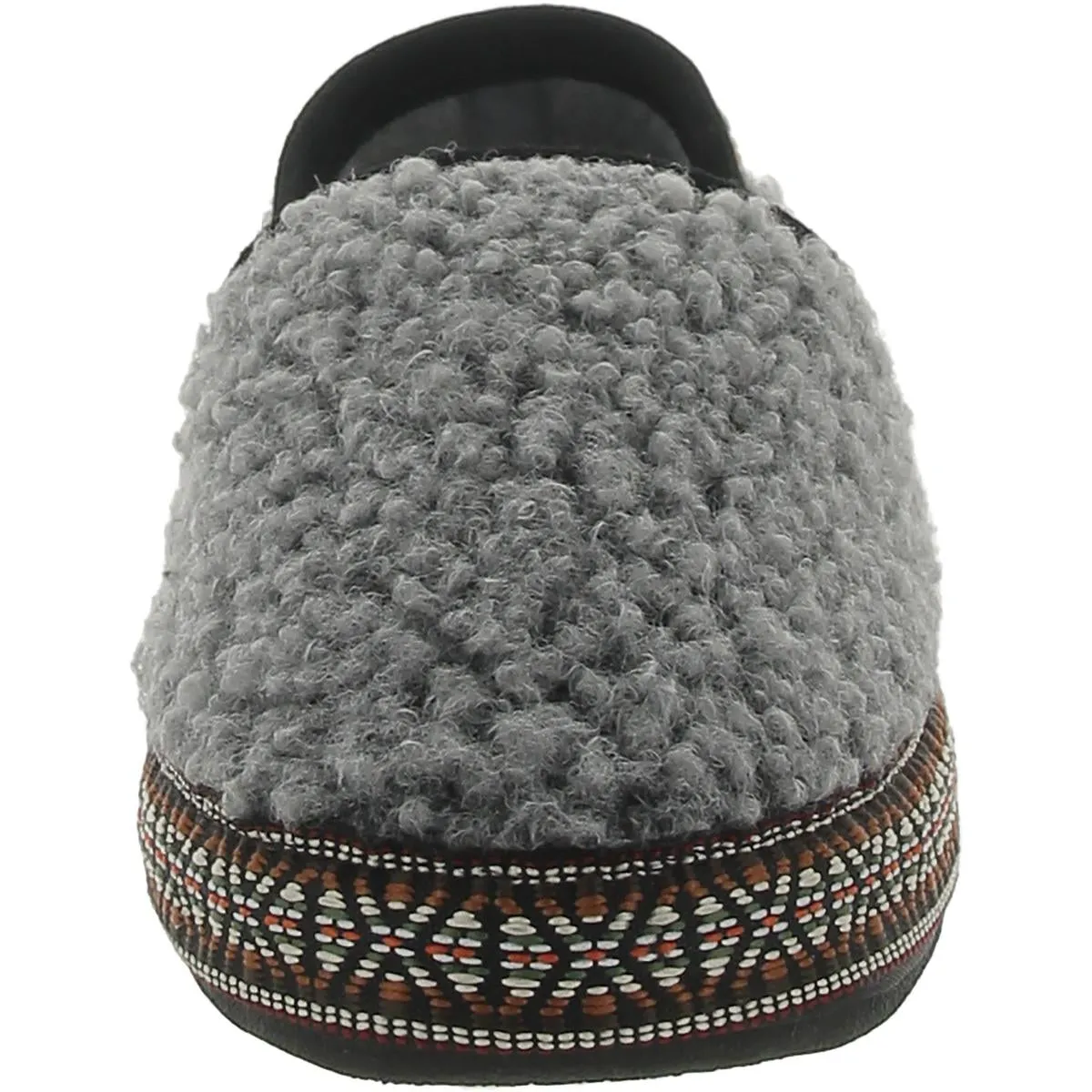 Acorn Womens Faux Fur Round Toe Moccasins