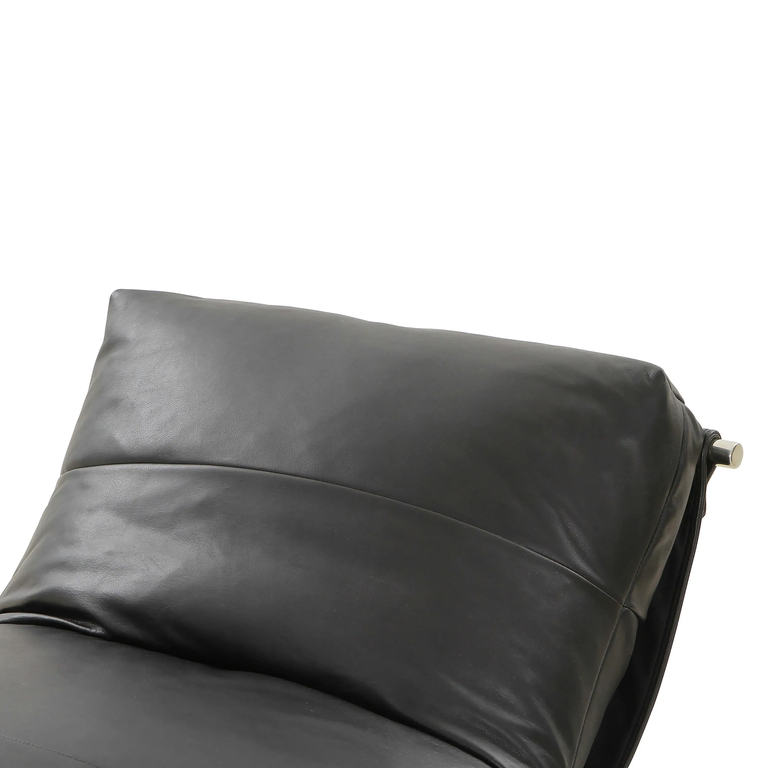 Alaia Leather Chair, Heirloom Black