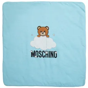 Babies Light Blue Teddy Bear Blanket