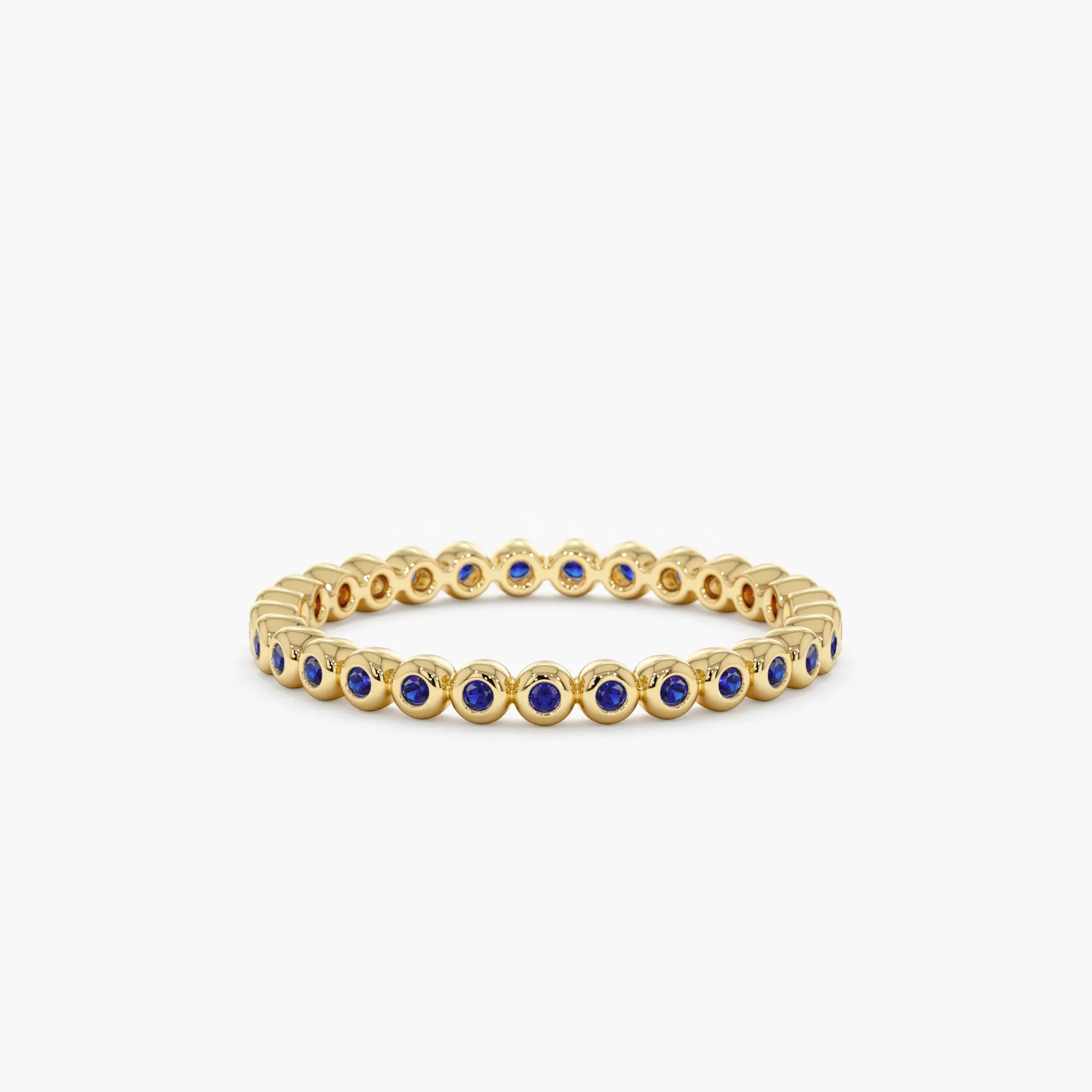 Blue Sapphire Eternity Band, Nyra