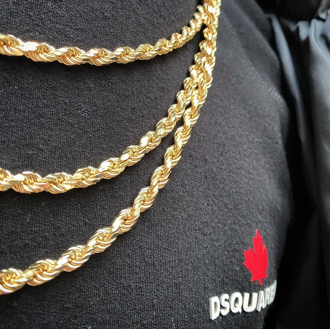 Classic Rope Chain - Yellow Gold