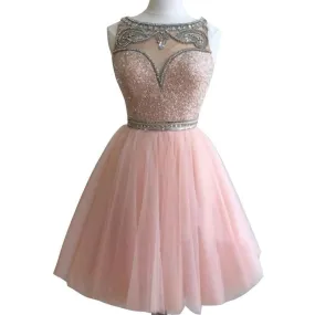 Dark pink Bateau gorgeous Stunning casual homecoming prom gown dresses, TYP0085