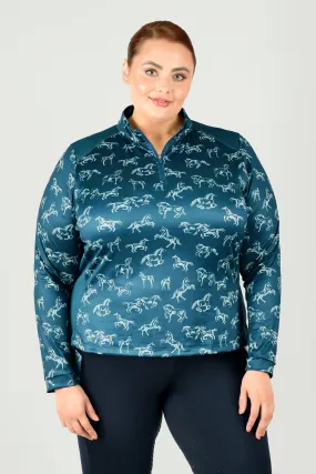 Dublin Curve Autumn Sally Long Sleeve Riding Top