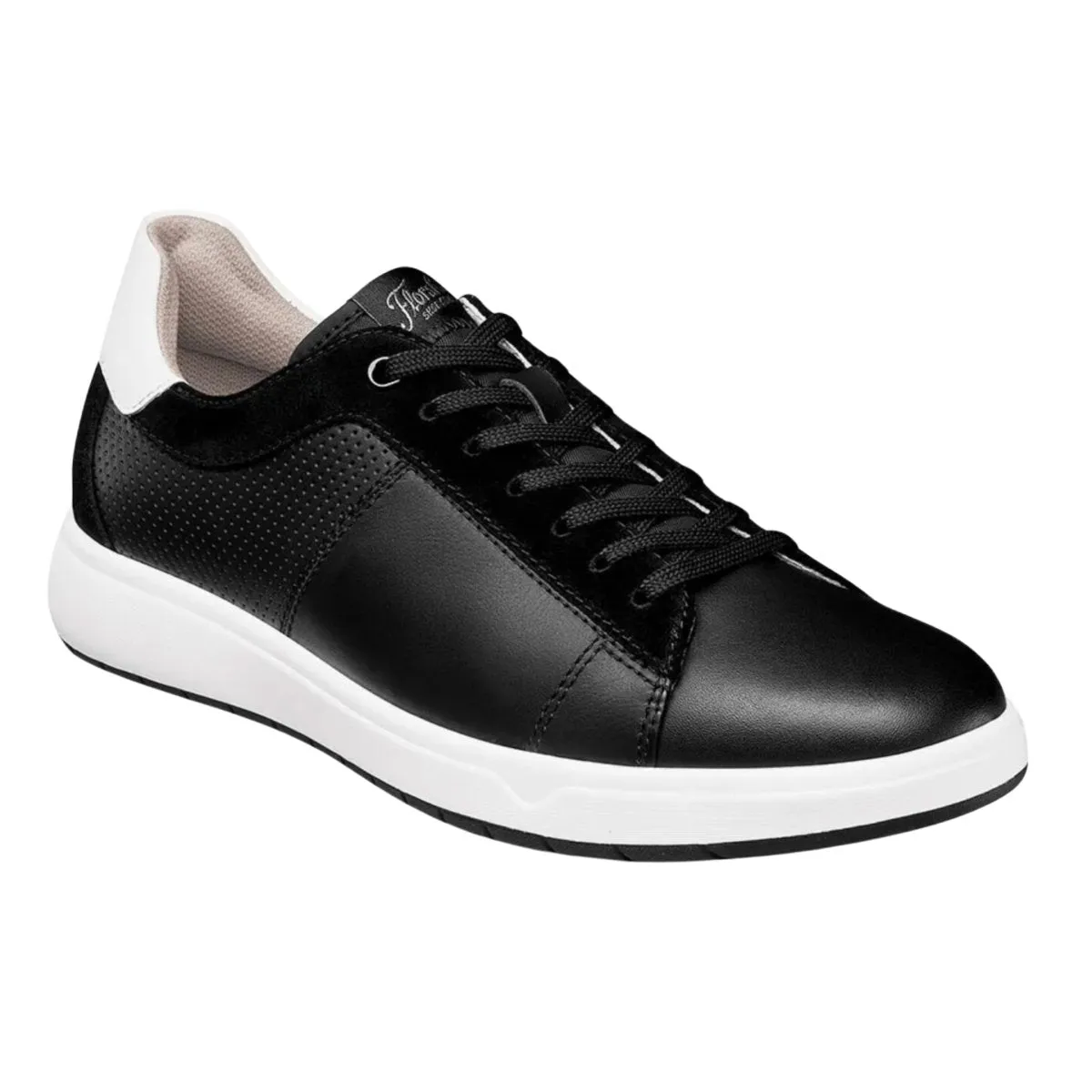 Florsheim Men's Heist Sneaker Black Leather