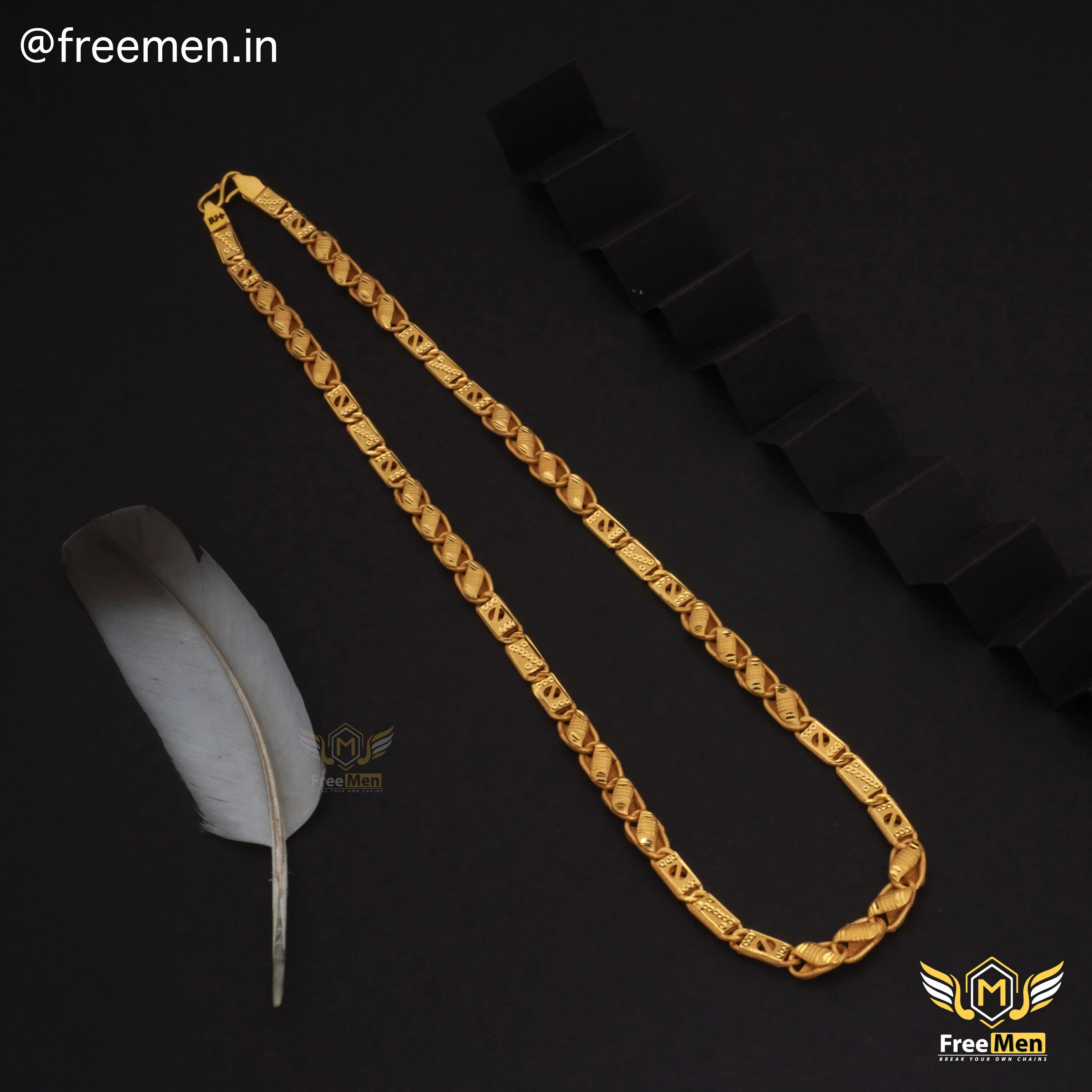 Freemen Best Lotus Nawabi chain for Men - FM188