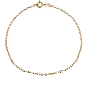 Gold Mini-Link Anklet