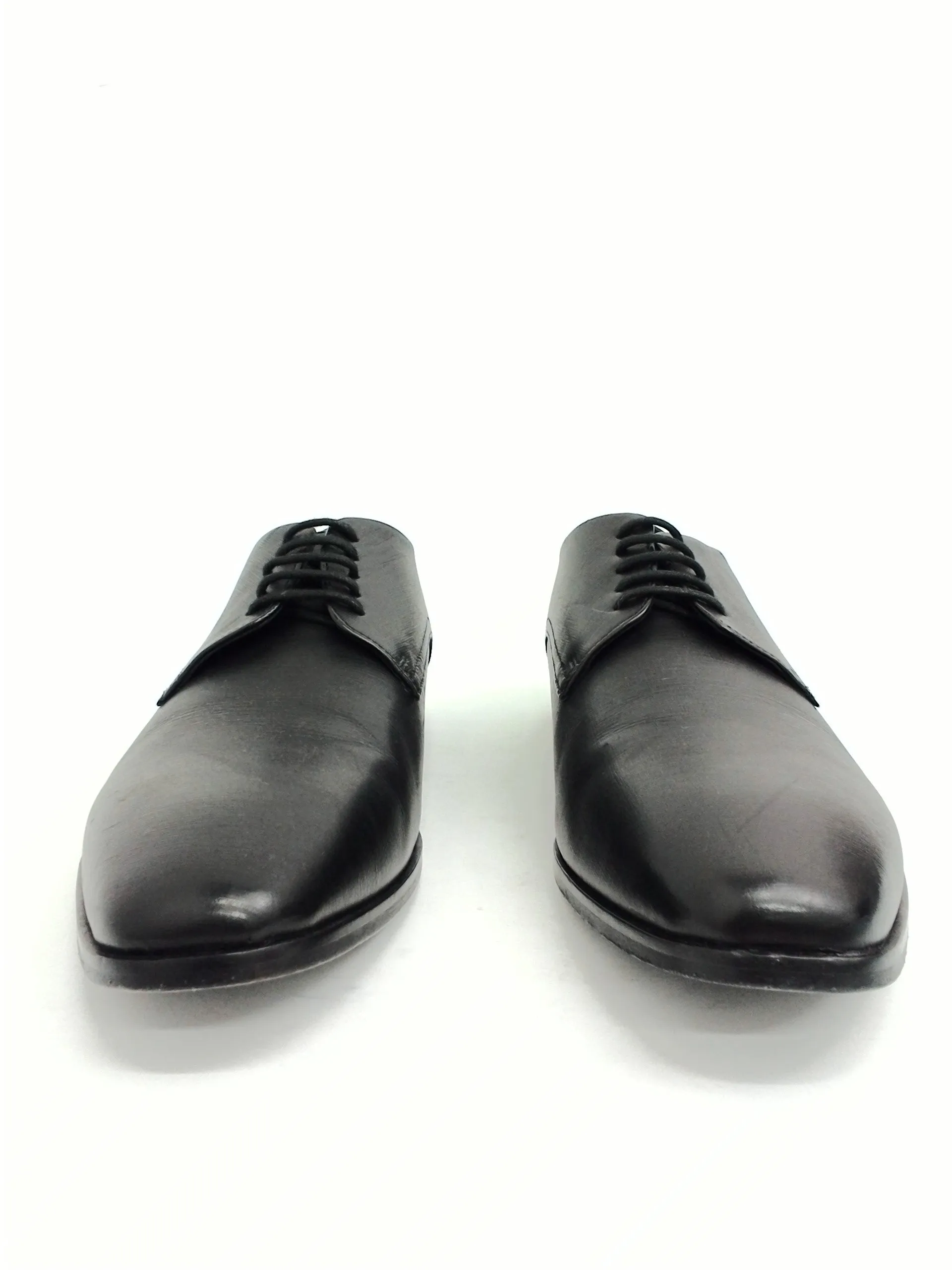 Hugo Boss Men's Black Leather Oxford Shoes Size 8.5