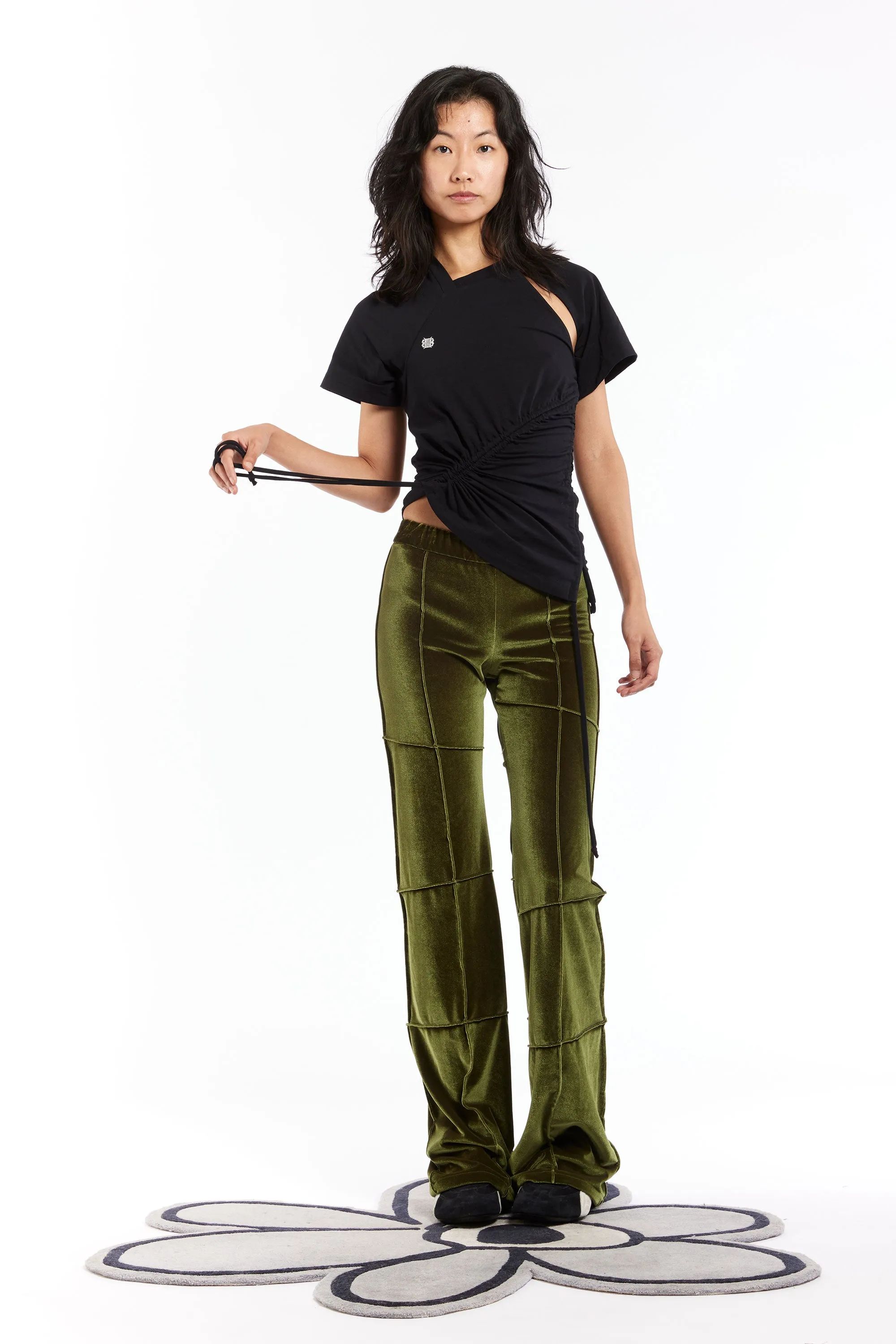 KARLA LAIDLAW - SPIDER PANT FLARE OLIVE