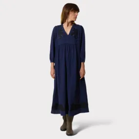 Leon & Harper Romaine Beads Dress Navy