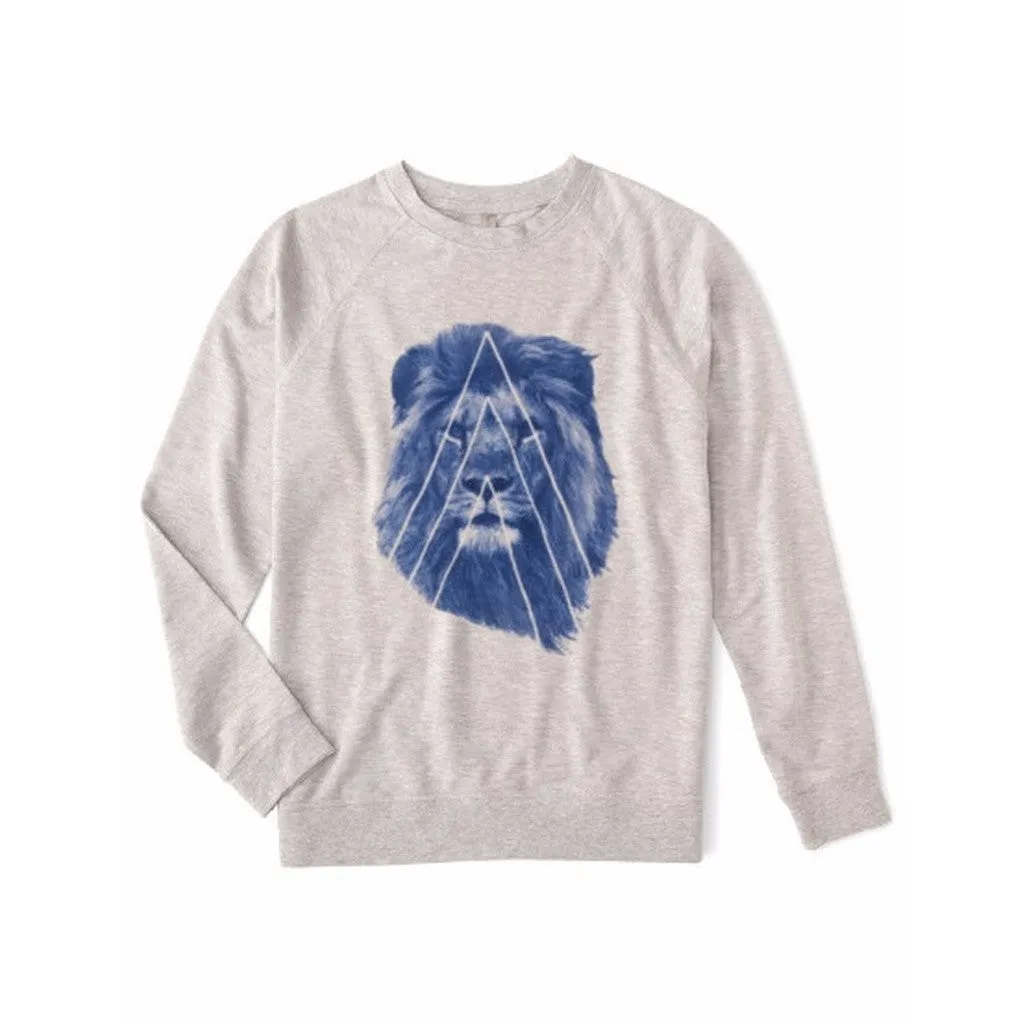 NAVY STREET LION FLEECE SWEATSHIRT