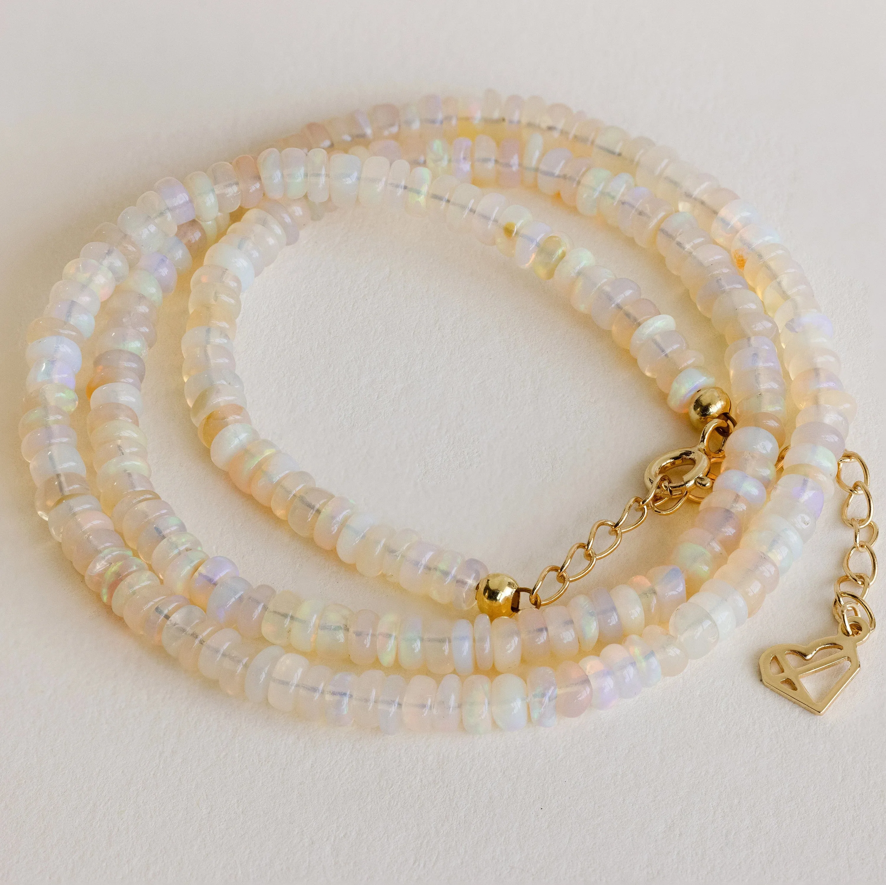 Opal Beaded Necklace