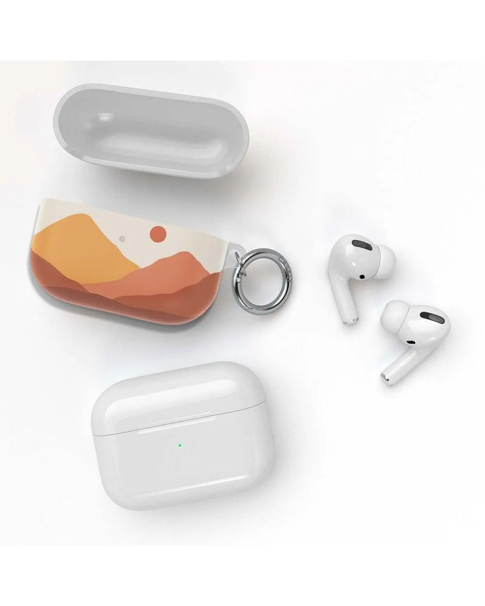 Opposites Attract | Day & Night Colorblock Mountains AirPods Case