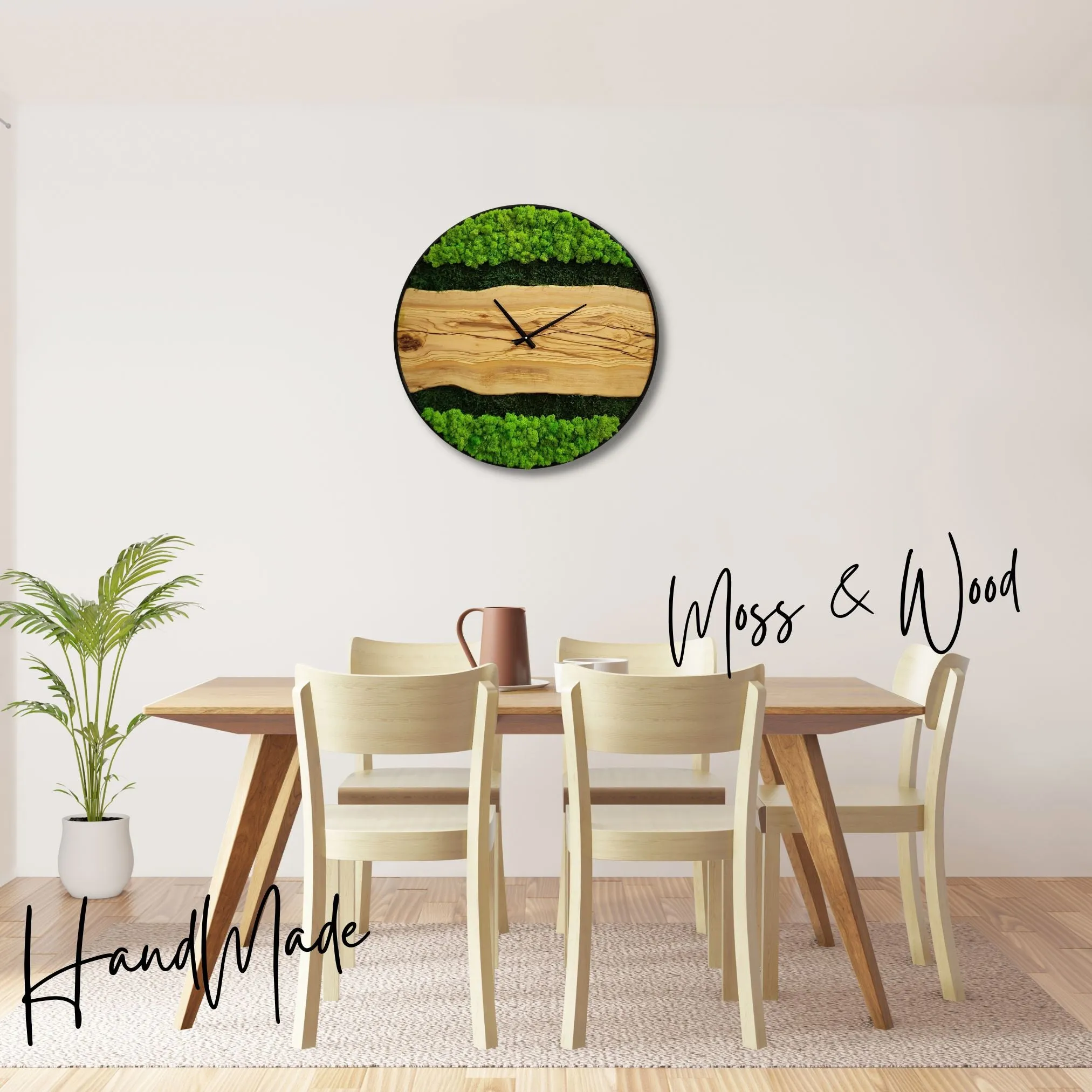 Organic Oasis | Premium Handmade Wall Clocks