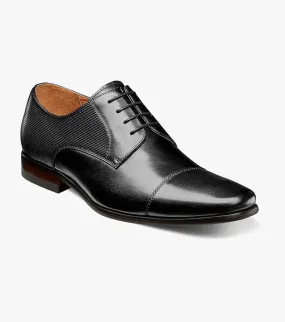 Postino Cap Toe Oxford, Black