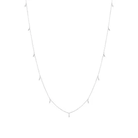 Prim Beaded Necklace - Sterling Silver