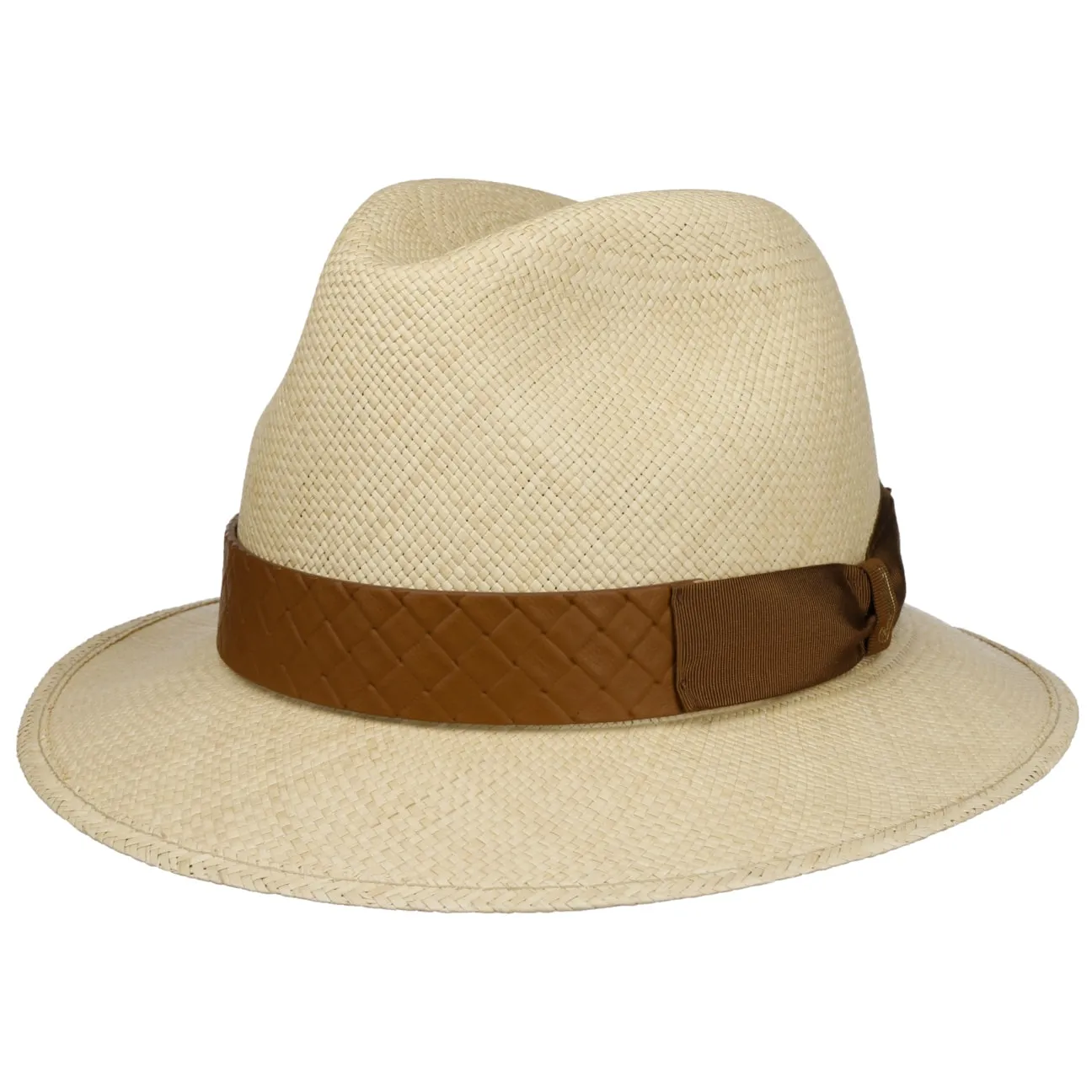 Quito Panama Hat with Leather Band by Borsalino