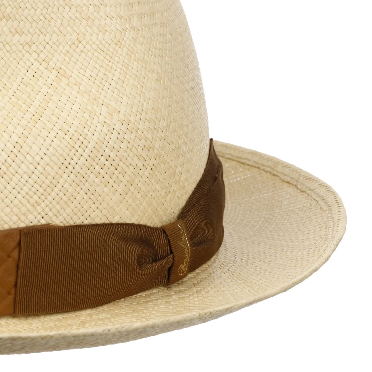 Quito Panama Hat with Leather Band by Borsalino