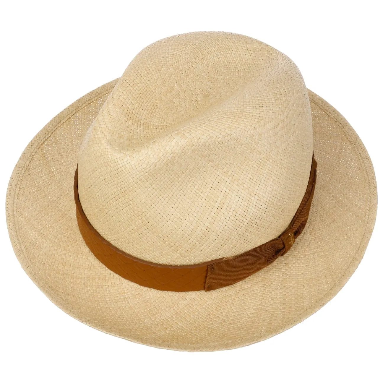 Quito Panama Hat with Leather Band by Borsalino