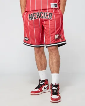 Red Mercier Crawford Basketball Shorts