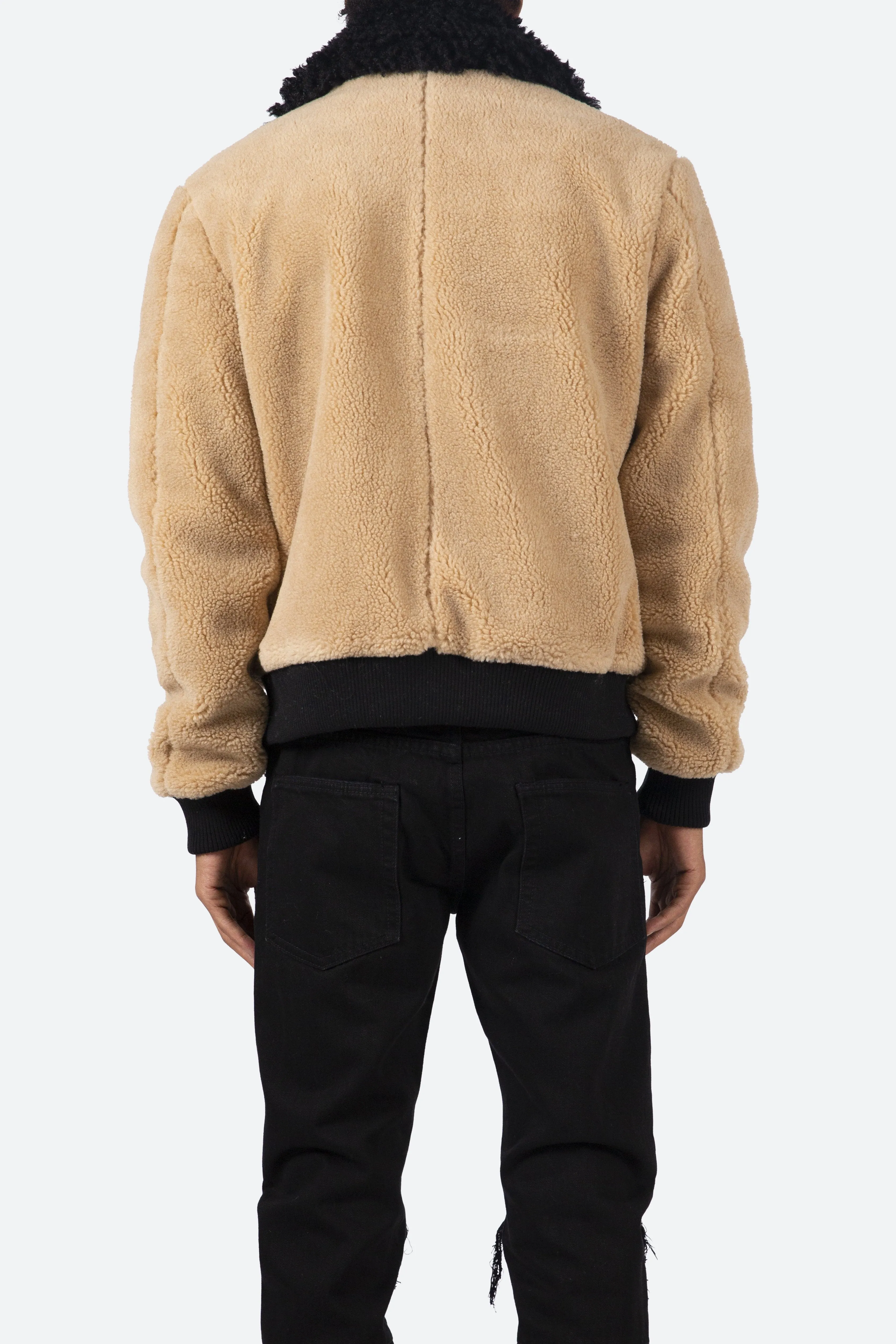 Sherpa Bomber Jacket - Tan