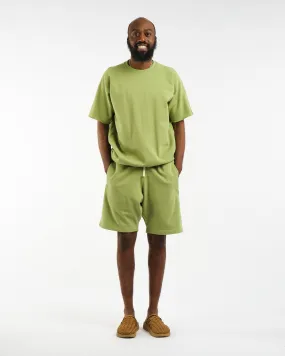 Short Sleeve Sweat Cut-Off Green