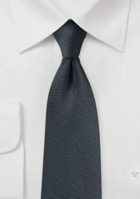 Smoke Gray MicroTexture Necktie