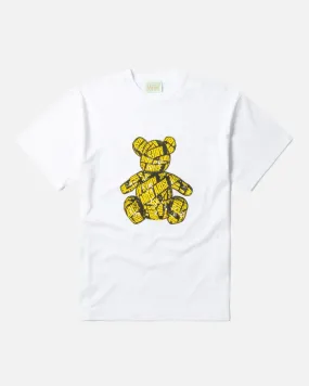 Taped Teddy SS T-shirt - White