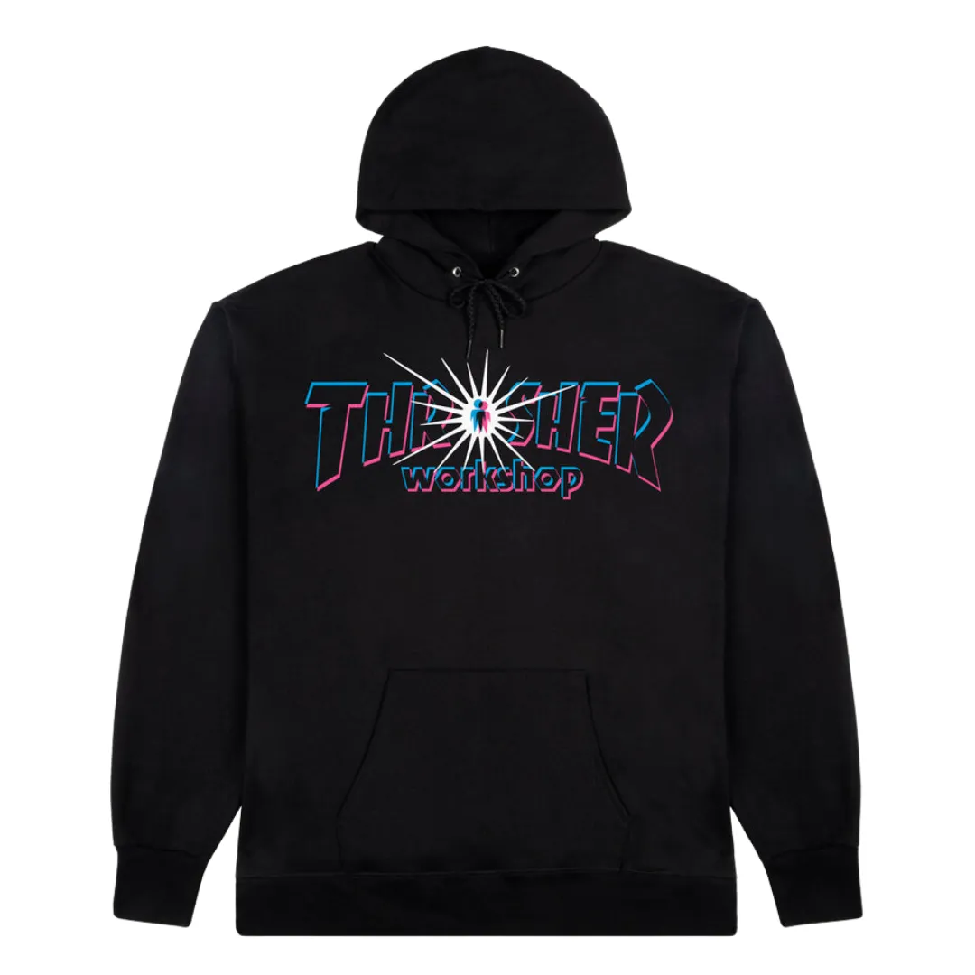 Thrasher x AWS - Nova Hoodie [BLACK]